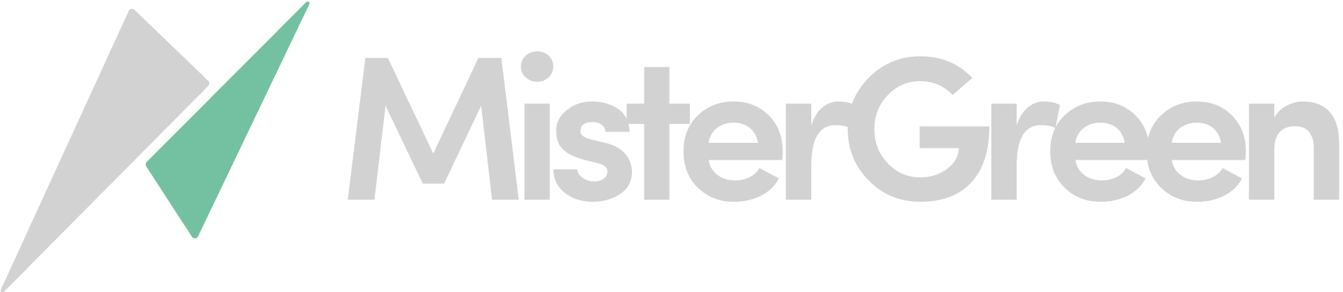 Logo MisterGreen Transparant Grey